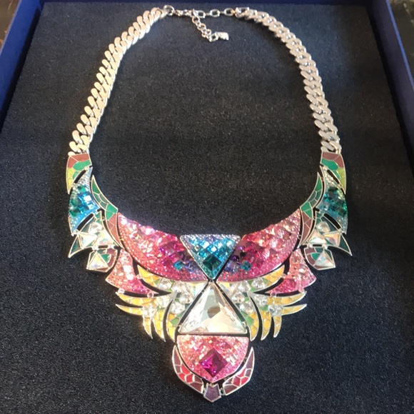 Authentic Swarovski Tangara necklace. NIB Special Aurora Necklace - Picture 9 of 17